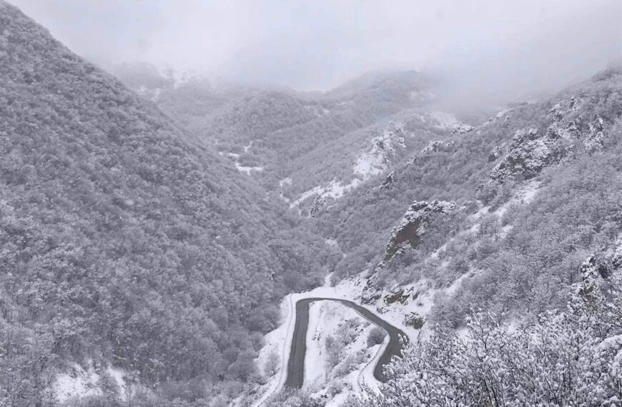 Քաջարան-Մեղրի ճանապարհին բուք է